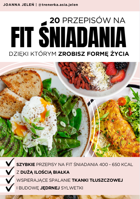 E-book 20 przepisów na FIT ŚNIADANIA, dzięki którym zrobisz formę życia.